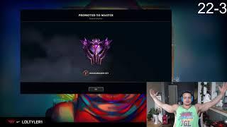 Tyler1 gets master playing the easiest role in the game after 22-3 record