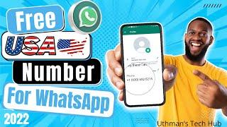 How To Get Free USA  Number For WhatsApp verification 2023  Free us whatsapp 2023