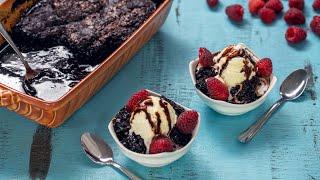 Eggless Chocolate Pudding Cake Recipe