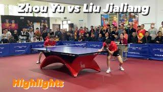 Retired Zhou Yu 周雨 vs Provincial Player Liu Jialiang  2022 Kuaifu Team Cup Highlights