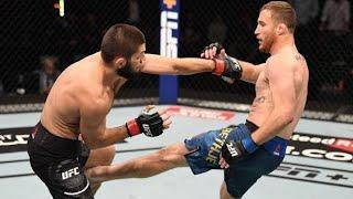 The most powerful leg kicker in the UFC - Every Championship Leg Kick Landed by Justin Gaethje