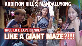 THIS IS LIKE A GIANT MAZE  Walk Tour in Addition Hills Mandaluyong city  Real Life Philippines