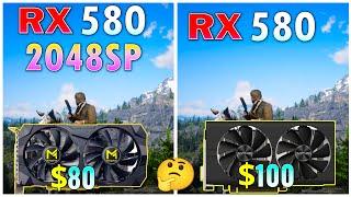 RX 580 vs RX 580 2048SP Aliexpress Test in 10 games