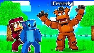 ¡1 NOCHE con FREEDY en MINECRAFT  FLEXVEGA RAPTORGAMER Y SILVIO