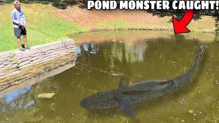 I Finally CAUGHT The POND MONSTER My Biggest Fish Ever