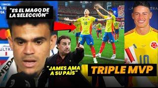 ES NUESTRO MAGO  EMOTIVAS PALABRAS DE LUIS DIAZ CON JAMES RODRÍGUEZ