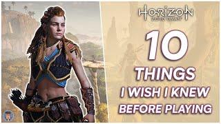 10 Things I Wish I Knew Before Playing Horizon Zero Dawn 2021