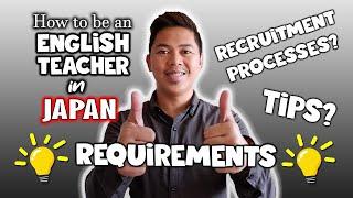 BECOME AN ENGLISH TEACHER  ALT IN JAPAN  Complete Requirements  My Journey