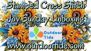Outdoortide 3 of 3  #outdoortide #stampedcrossstitch #unboxing #pointdecroix #flosstube #crossstitch