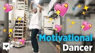 This dancer packs a positive message into his moves