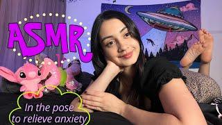 ASMR IN THE POSE TO RELIEVE ANXIETY FEET  SPANISH VERSION   PART 2 IN ONLYFANS AND FANSLY