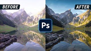 How to Edit a Mountain Landscape in Photoshop  QE 361