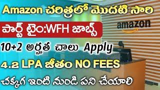 Amazon Work From Home Jobs  Part Time Jobs in Telugu   Freshers Jobs  Jobs Guruvu