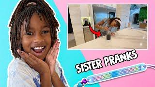 EPIC SISTER PRANKS Elli Plays Funny Pranks On Naiah