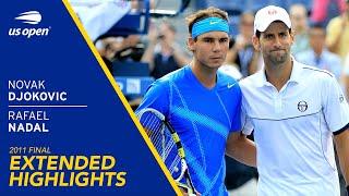 Novak Djokovic vs Rafael Nadal Extended Highlights  2011 US Open Final