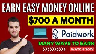 How To Make Money On Paidwork As a Beginner - Earn Easy Money Online
