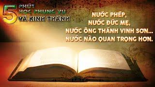 LM  Vinhsơn Nguyễn Thế Thủ - Nước phép nước Đức Mẹ nước ông thánh ... nước nào quan trọng hơn.