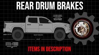 How to Replace Rear Drum Brakes Toyota Tacoma 2005-2023