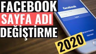 FACEBOOK SAYFA ADI DEĞİŞTİRME KULLANICI ADI