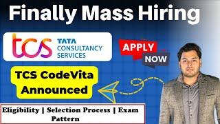 TCS Free Hiring Announced  TCS Codevita 2024 Hiring for 2025 2026 20272028 Batch  Salary 9LPA