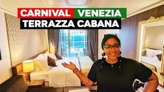 Carnival Venezia Terrazza Cabana Cabin Tour