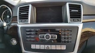 How to Remove Radio  Navigation  Command from Mercedes ML350 2015 for Repair.