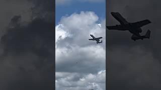 A-10 diving towards show center #newyork #airshow #a10 #warthog #attack #usairforce #shorts #sub