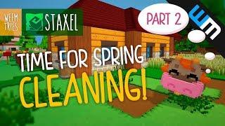 Staxel Gameplay - Spring Cleaning - Lets Play STAXEL