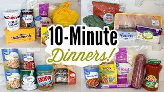 10 MINUTE DINNERS  5 TASTY & EASY MEALS READY IN 10 MINUTES  JULIA PACHECO