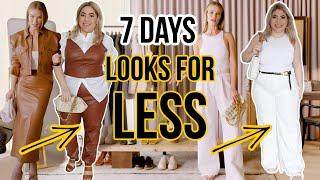 7 Days 7 Looks Vogue Rosie Huntington Whiteley Outfits  - Recreate for Curvy Petite