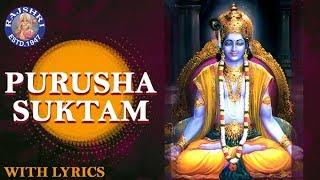 Full Purusha Suktam With Lyrics  पुरुष सूक्तम  Ancient Vedic Chants In Sanskrit  Powerful Mantra