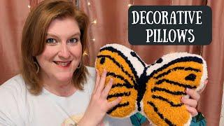 ASMR Decorative Throw Pillow Collection Show & Tell TJ Maxx Finds Soft SpokenWhisper