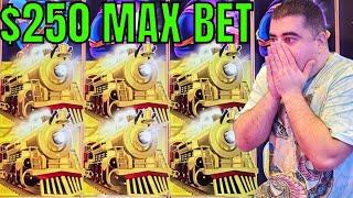 The MOST $250 Max Bet BONUSES You Have Ever Seen On All Aboard Slot