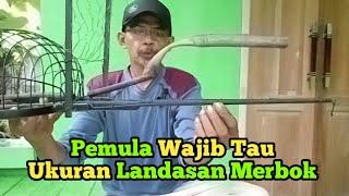 ukuran Landasan Merbok baik dan benar