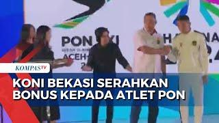 KONI Bekasi Berikan Bonus Ratusan Juta untuk Atlet Peraih Medali PON 2024