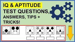 IQ and APTITUDE TEST QUESTIONS ANSWERS TIPS & TRICKS