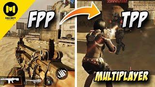 How To Play Call Of Duty Mobile Multiplayer In Tpp mode  How to change FPP to TPP Trick  Hindi