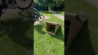 Krasser Sprung #mtb #bike #jumps