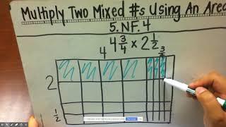 Multiplying Mixed Fractions Using Area MOdels