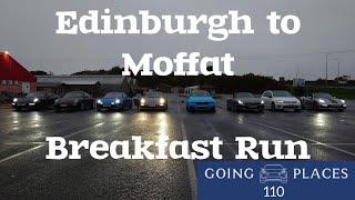 Edinburgh to Moffat in the Alpine A110 for the Autobahn Scotland breakfast run