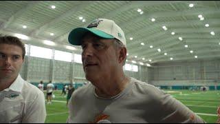 Vic Fangio Renaldo Hill and Sam Madison meet with the media  Miami Dolphins
