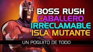 UN POCO de todo Boss Rush Irreclamable Caballero e Isla Mutante  Marvel Contest of Champions