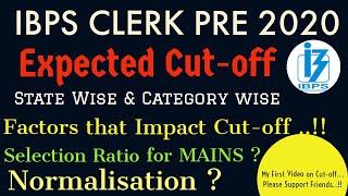IBPS CLERK Expected cut-off 2020 State Wise & Category wise  by Aspiring Student