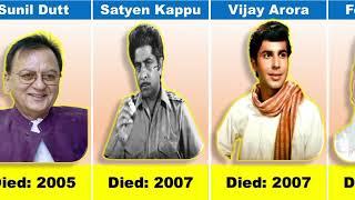 Indian Bollywood actors  died list 1992-2024