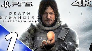 DEATH STRANDING DIRECTORS CUT Gameplay Walkthrough Part 1 - Prologue 4K 60FPS PS5