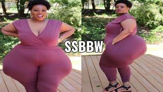 SSBBW-BBW- Kelly Black Cherry Shocking Lifestyle Revealed Plus Size Micro Bikini Try On #lingerie