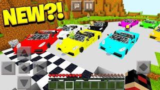 MINECRAFT BEDROCK  SPORT CARS in Minecraft Pocket Edition