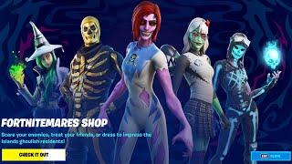 COMPLETE Fortnitemares 2021 Item Shop  Come Get Your Favourite Halloween Skin  Fortnite Season 8