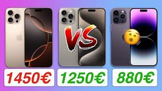 Die schlaue Wahl iPhone 16 Pro Max VS iPhone 15 Pro Max VS iPhone 14 Pro Max