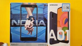 Samsung Galaxy A01 vs Nokia 3.1